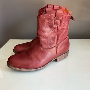 Western Leather Eric Michael Boots